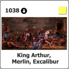 1038 King Arthur, Merlin & Excalibur