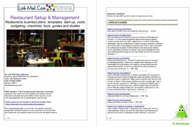 Preview Restaurant Setup & Management (Journal)